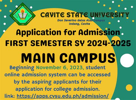 cvsu silang admission 2024|𝐀𝐏𝐏𝐋𝐈𝐂𝐀𝐓𝐈𝐎𝐍 𝐅𝐎𝐑 𝐀𝐃𝐌𝐈𝐒𝐒𝐈𝐎𝐍 𝐟𝐨𝐫 𝐅𝐈𝐑𝐒𝐓 𝐒𝐄𝐌𝐄𝐒𝐓𝐄𝐑 𝐒.𝐘. 𝟐𝟎𝟐𝟒.